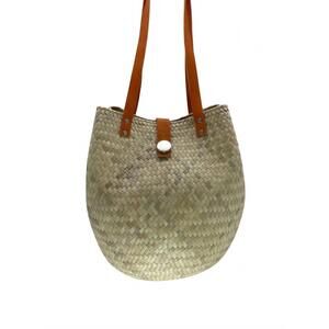 NEW CHISME women's boho woven straw bag in natural